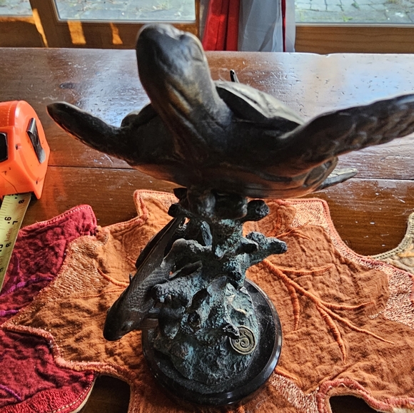 Bronze and mable decorative display.  Nautical theme. - Picture 6 of 8